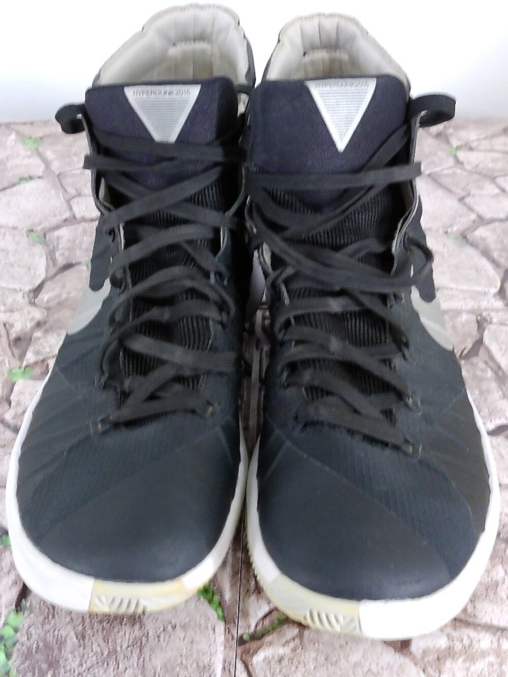 Nike Hyperdunk 2015 TB Black Metallic Silver Women Size 11 749885-001